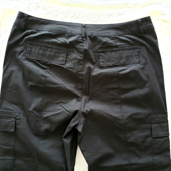 DKNY Black Cargo Joggers with Adjustable Drawstring Hem--NEW--28/8 - Picture 11 of 15